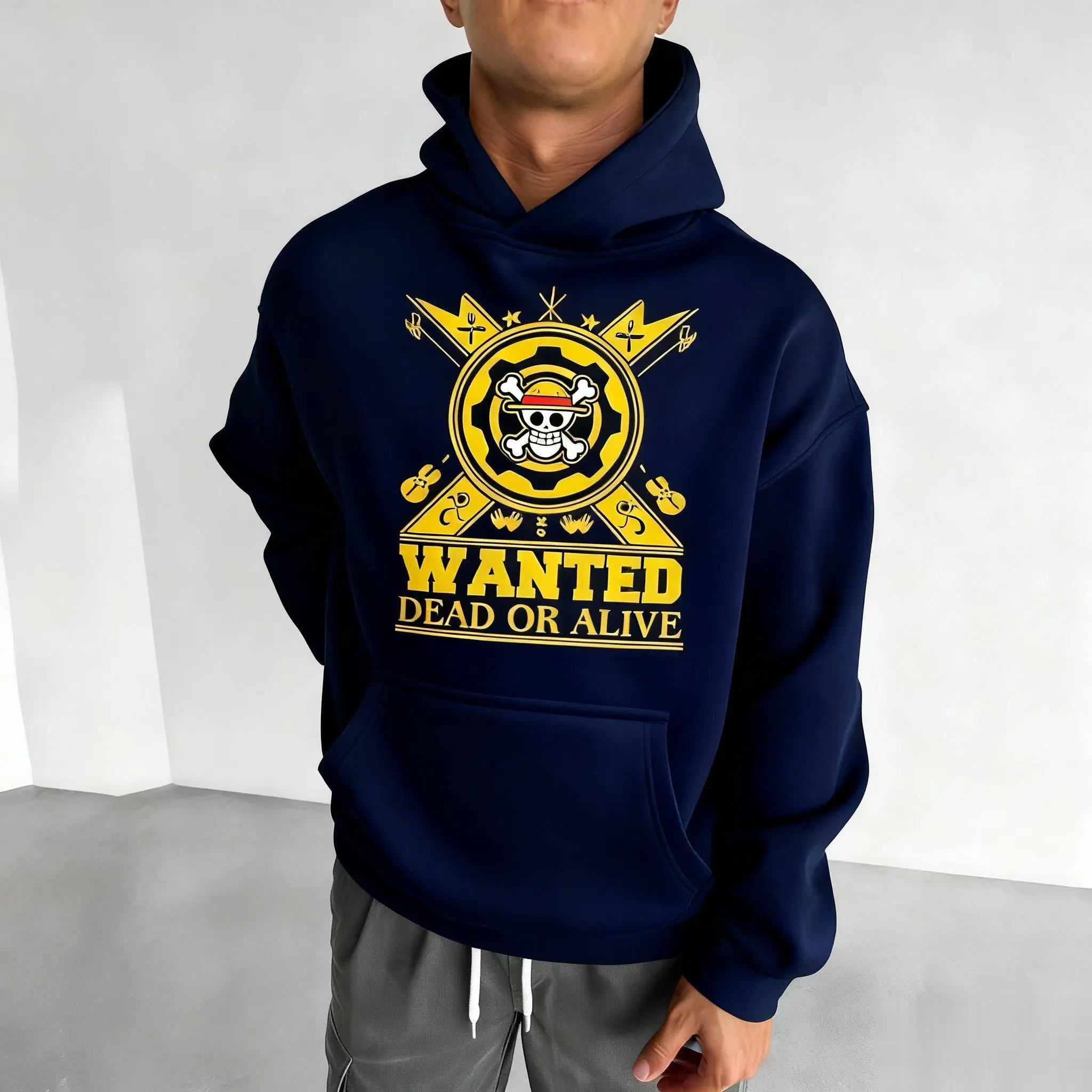 ユニセックスワンピース特大パーカー男性女性プルオーバースウェットシャツアニメプリントカジュアルストリートコスプレジャケット春秋 Y2k