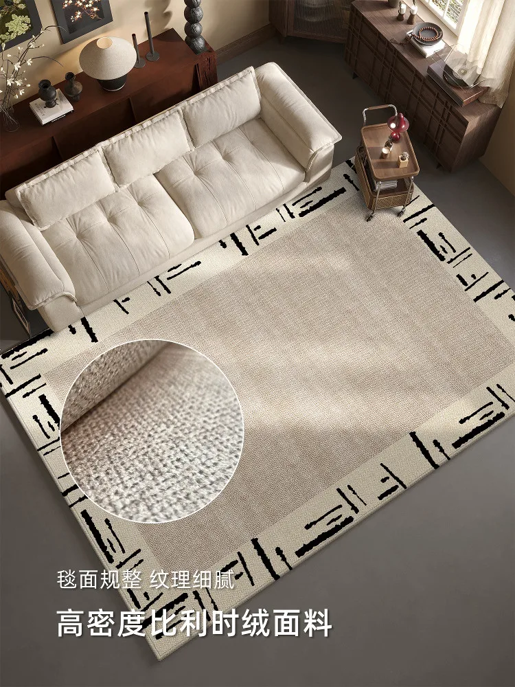 Carpet French Sofa Coffee Table Full Floor Mat Leave-in Washable Bedside Blanket