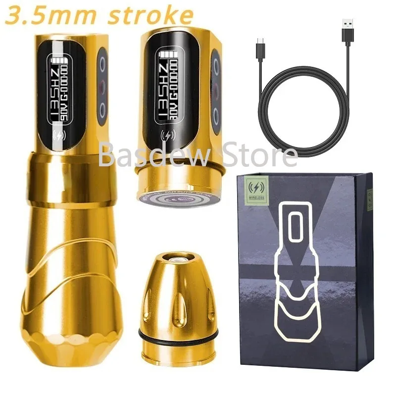 3.5mm,4.0mm,4.6mm Professional Wireless Rotary Tatoo Machine Pen   Stroke Art Home