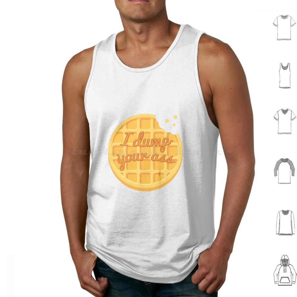 Dump Your Ass Waffles & Xarope Regatas Colete Sem Mangas Onze El Netflix Eggo Waffles Eu Dump Your Ass Mike Wheeler Hopper