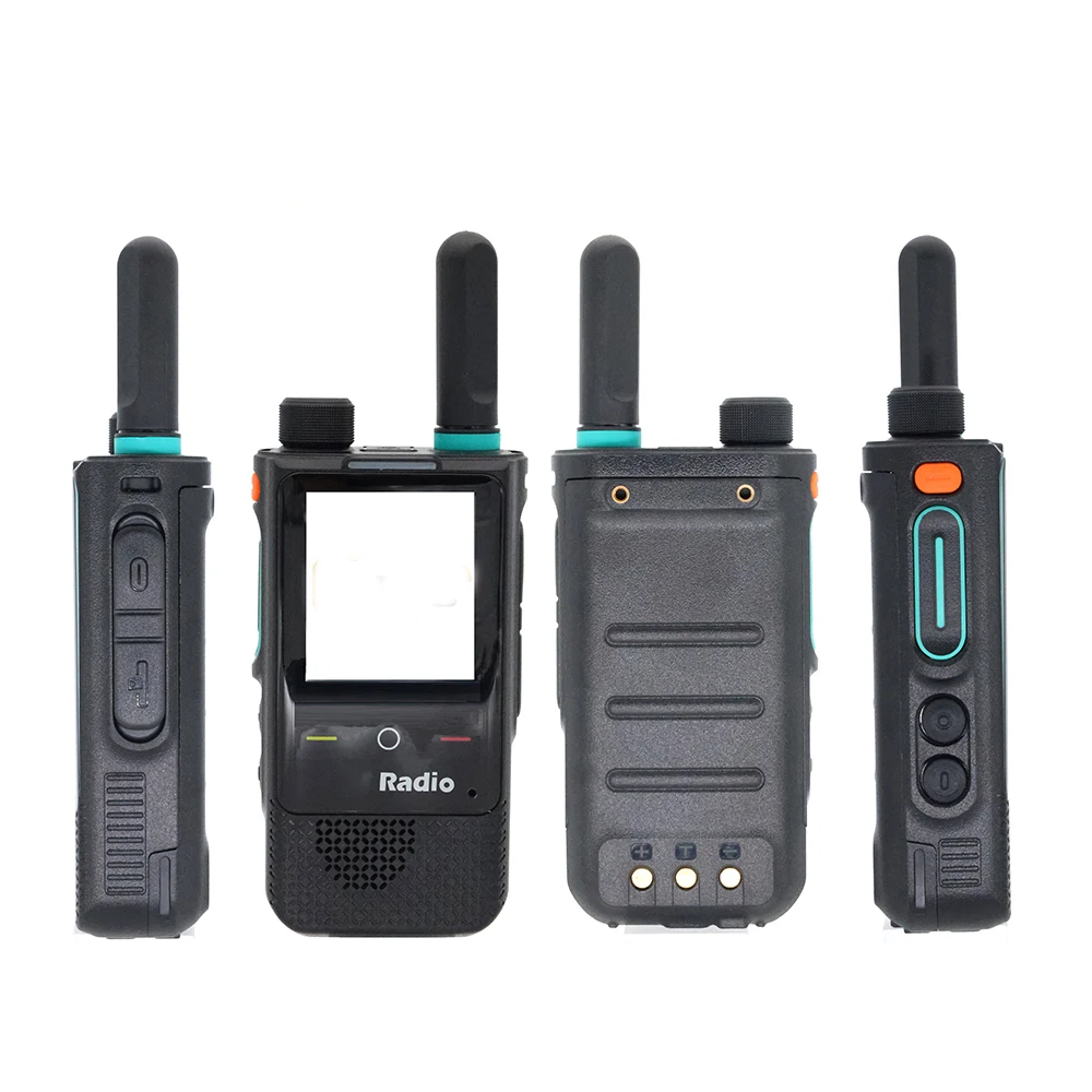 B6 4G Network Walkies Talkie Android Unlock CDMA/WCDMA/FDD-LTE POC Radio 4800mAh Support WIFI and Bluetooth-compatible