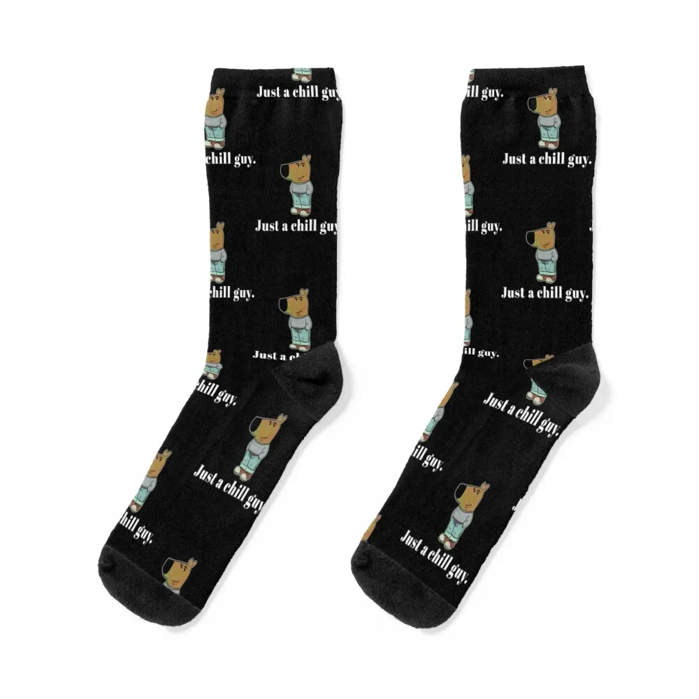 

Just A Chill Guy Socks fashionable christmas gift winter Luxury Woman Socks Men's
