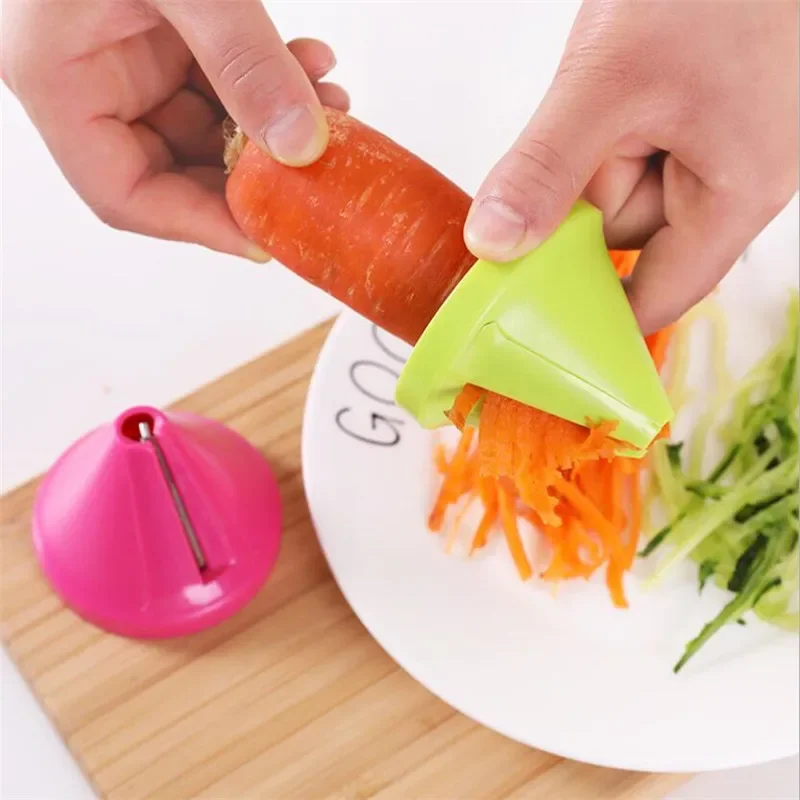 1pcs Vegetable Spiralizer Slicer Handheld Spiral Cutter Grater Salad Carrot Shred Device Radish Cutter Accessories Kitchen Tool