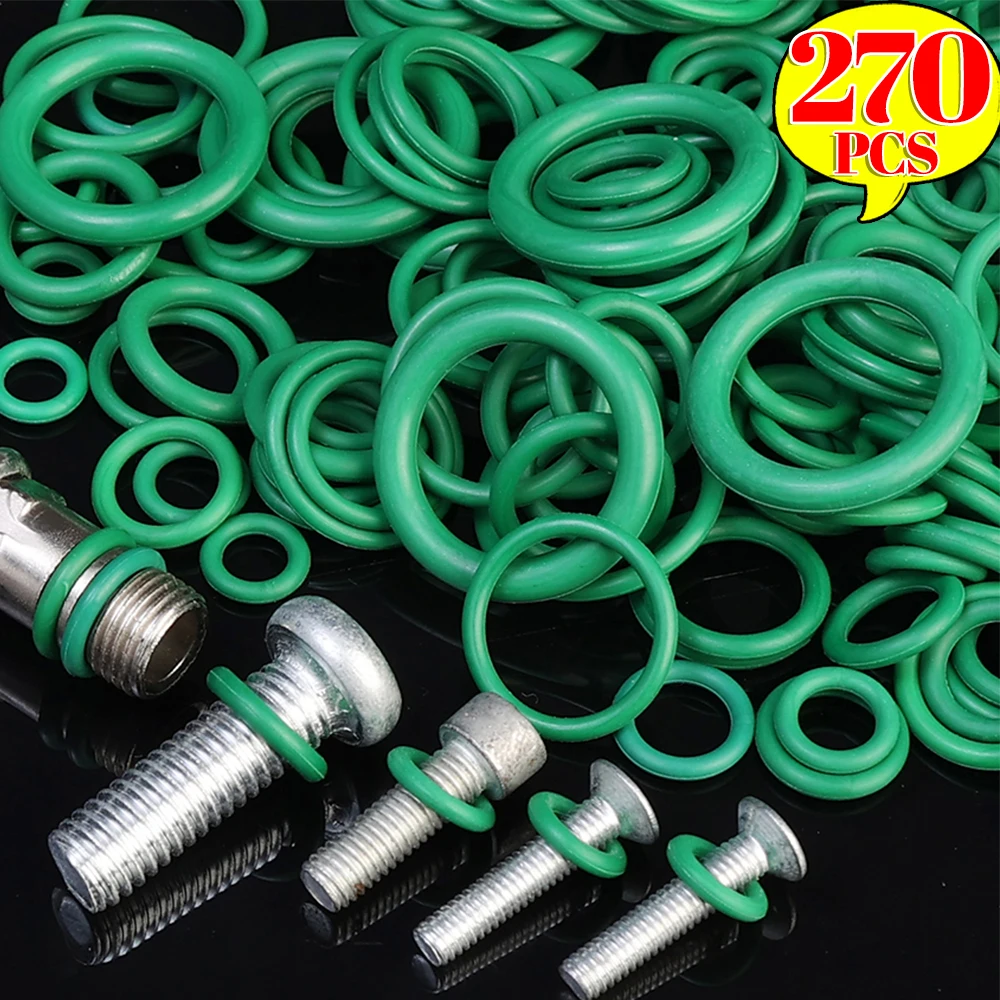 270Pcs O-Ring Assortment Kits High Pressure Rubber Sealing Gaskets For Plumbing Automotive Faucet Repair O-Rings Washers Sets