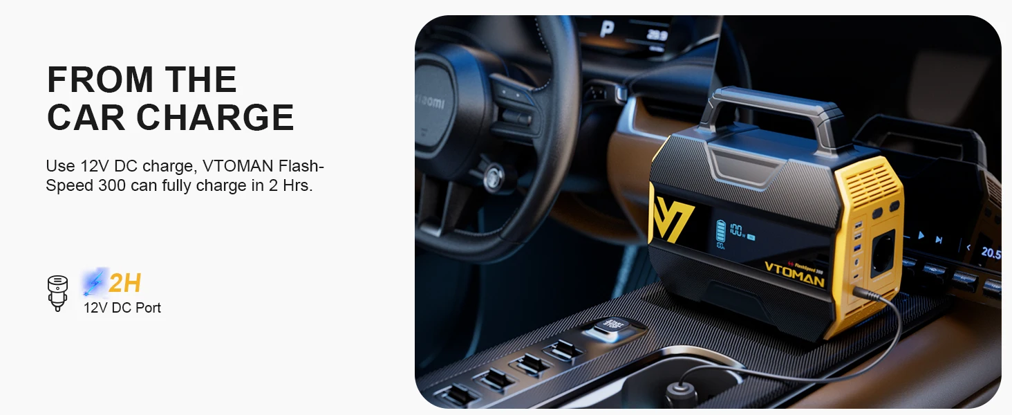 VTOMAN FlashSpeed 300 tragbares Kraftwerk 230 Wh/70000 mAh LiFeP04 Akku für Outdoor-Campingzelt, Reisen, Zuhause, Energieleistung – Detail 10