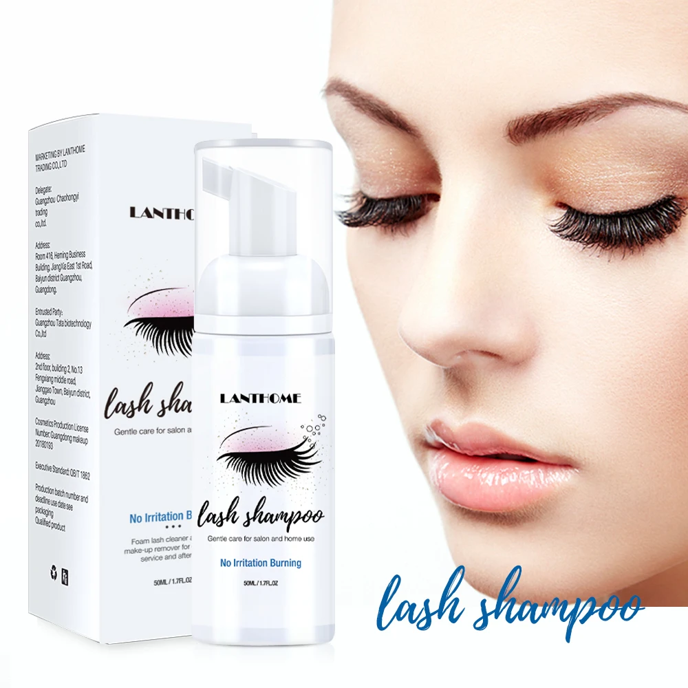 Eyelash Extension Shampoo Foam Lashes Cleansing For Makeup Tools Mascara Remover Glue Cleanser for Wash Eyelash