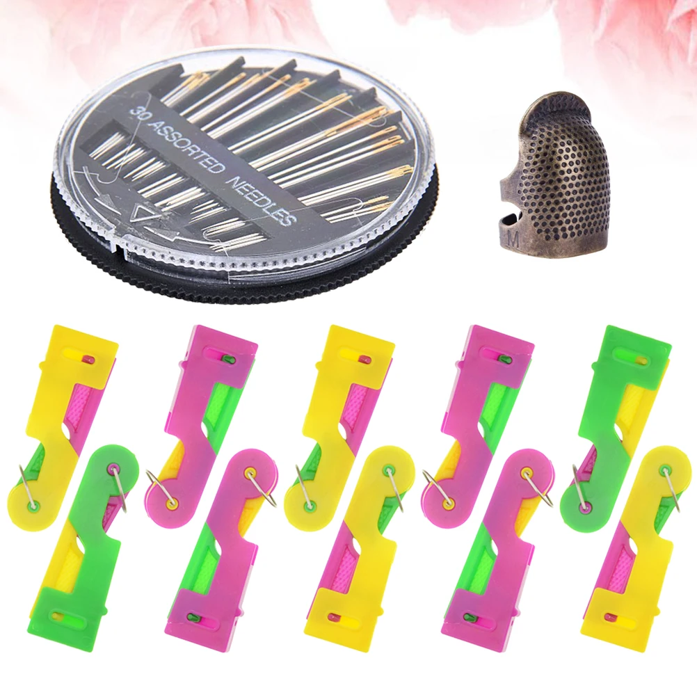 

Automatic Threading Device Needle Threader Loop Inserter Wire Stitch Tool Sewing Needles Quality Plastic Metal Durable Hand