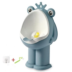 Boys Stand Vertical Pee Frog Shape Baby Toilet Urinal Kids Potty Training Urinate Infant Bathroom Wall-Mounted Urinal