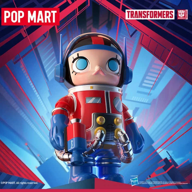 

Genuine Popmart Mega Space Molly 400% Optimus Prime Trendy Fashion Decoration Fashionable Gift Mysterious Box Trendy Toys Figure