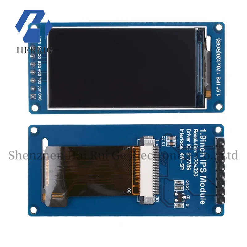 

1.9 inch ips full view TFT HD 170x320 display LCD screen color screen module SPI serial port