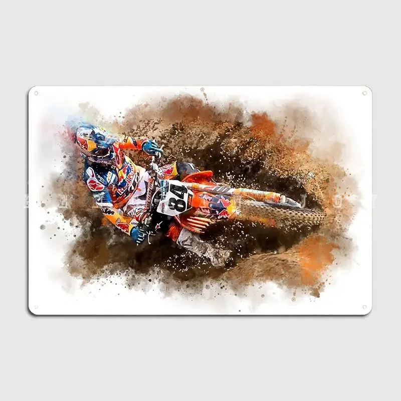 Jeffrey Herlings Poster Metal Plaque Cinema Kitchen Customize Club Bar Plaques Tin Sign Posters view 2