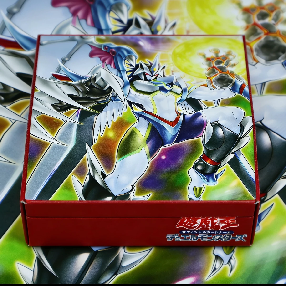 Yu-Gi-Oh! Hecho a Mano por Nosotros Mismos Caja de Almacenamiento de Cartas Elemental Hero Air Neos, Caja de Almacenamiento de Cartas de Cuero de Alta Gama Ygo Neo-Spacian, Juguetes de Regalo