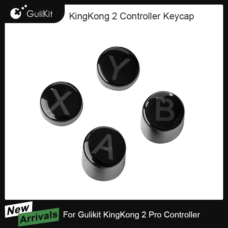 GuliKit KingKong 2 Controller Keycap for KingKong 2 Pro NS08 NS09 Game Controller A B X Y Button for PC Repair Replacement