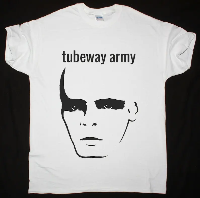 

Tubeway Army New Wave Synth Pop Post Punk Men's Tshirt Size USA Unisex