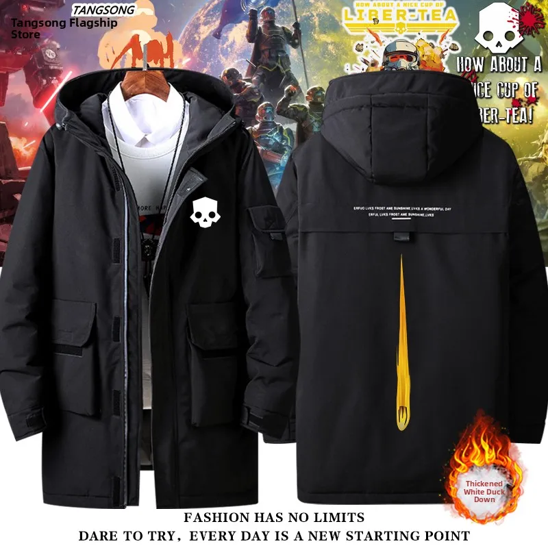 

Утепленная куртка с капюшоном на молнии в игровом стиле для подростков, из поливолокна, с длинными рукавами