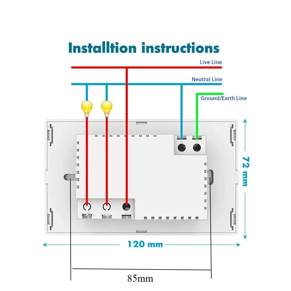 Manufactur Israel Wall Socket Wifi Smart Light Switch Tuya Plug Electrical Outlet Glass Panel Intelligent Alexa Google Home view 6