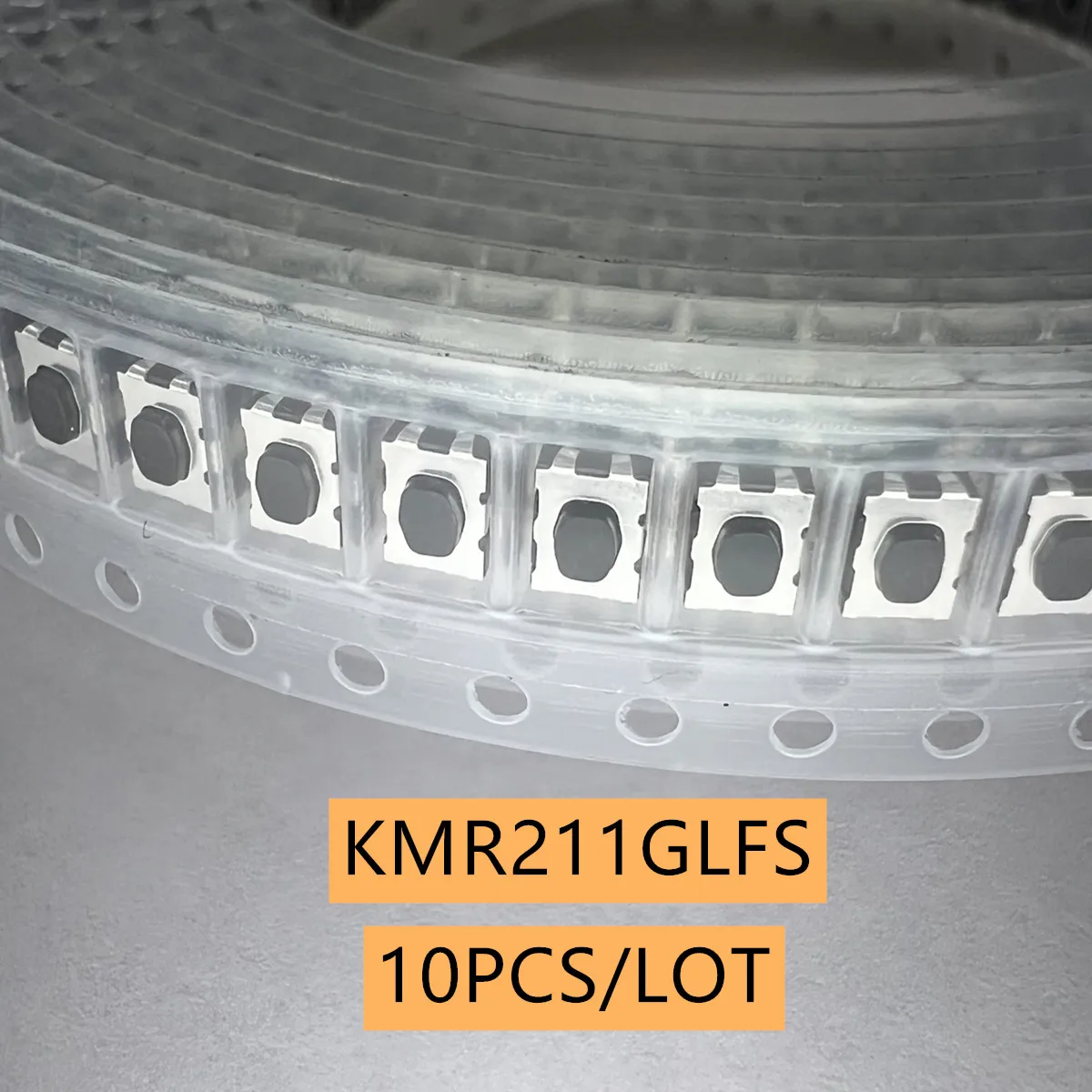 KMR211GLFS  TACTILE SWITCH 0.05A 32VDC 120GF SMD 10PCS/LOT