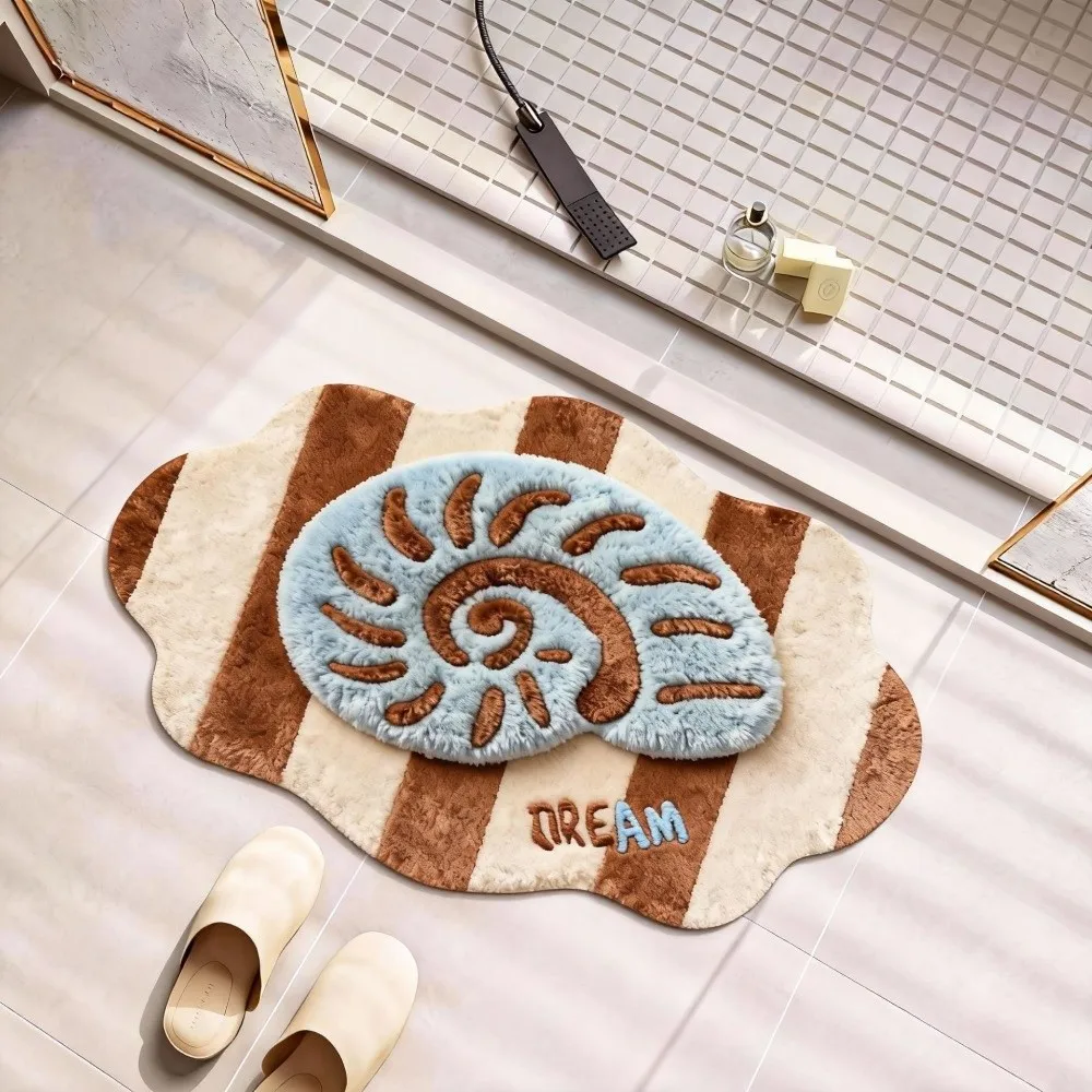 Soft 2D Bubble Print Floor Mat 40x60cm Non-Slip Bathroom Entrance Mat Door Mat Entrance Area