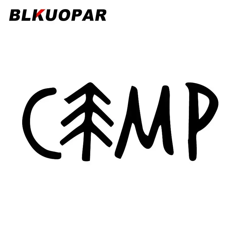 BLKUOPAR Camp Tree, креативные наклейки для автомобиля, лазерная окклюзия, солнцезащитный крем, наклейка, индивидуальная защита для двери автомобиля мотоцикла