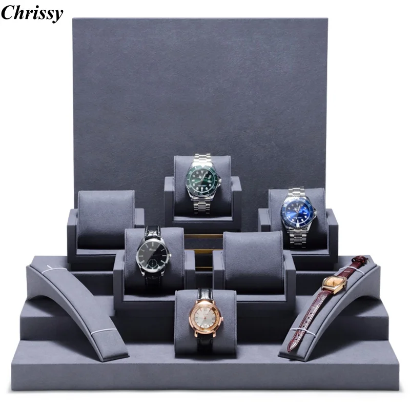 

Подставка для часов премиум-класса для окна магазина, роскошная витрина-держатель для подушки для коллекции наручных часов