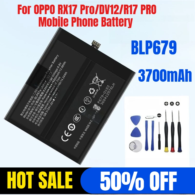 

3700mah BLP679 for OPPO RX17 Pro/DV12/R17 PRO Mobile Phone Battery