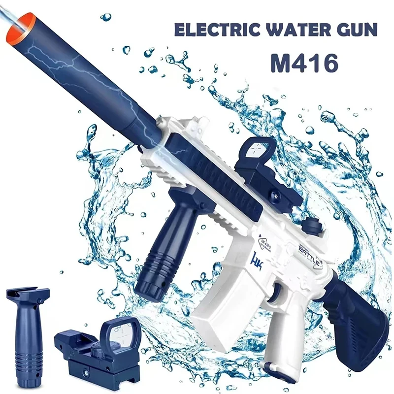 M416 Electric Water Gun Fully Automatic Shooting Toy Beach Outdoor Entertainment Children\'s And Adult Gifts