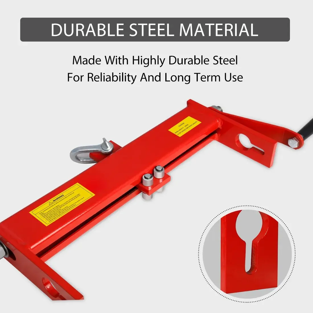 Heavy Duty Steel 4000lbs Engine Hoist Load Leveler Shop Crane Cherry Picker with 2 Chains