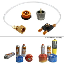 Adaptateur de remplissage d'intervalles de GPL pour réchaud à gaz, remplissage Abrtor, couremplaçant précieux, instituts de pression, camping en plein air