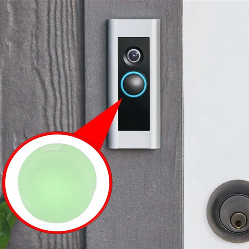 

-ABGY Doorbell Button Replacement,Doorbell Buttons Replacement,4Pcs Video Doorbell Buttons,Repair Split Cracked Broken Button