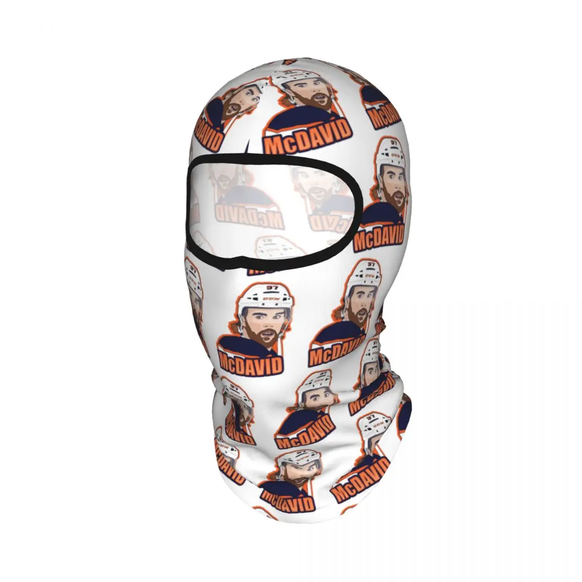 Connor McDavid 97 For Edmonton Oilers Fans Breathable Thin Balaclava Full Face Mask Sun Protection Neck Gaiter For Motorcycle