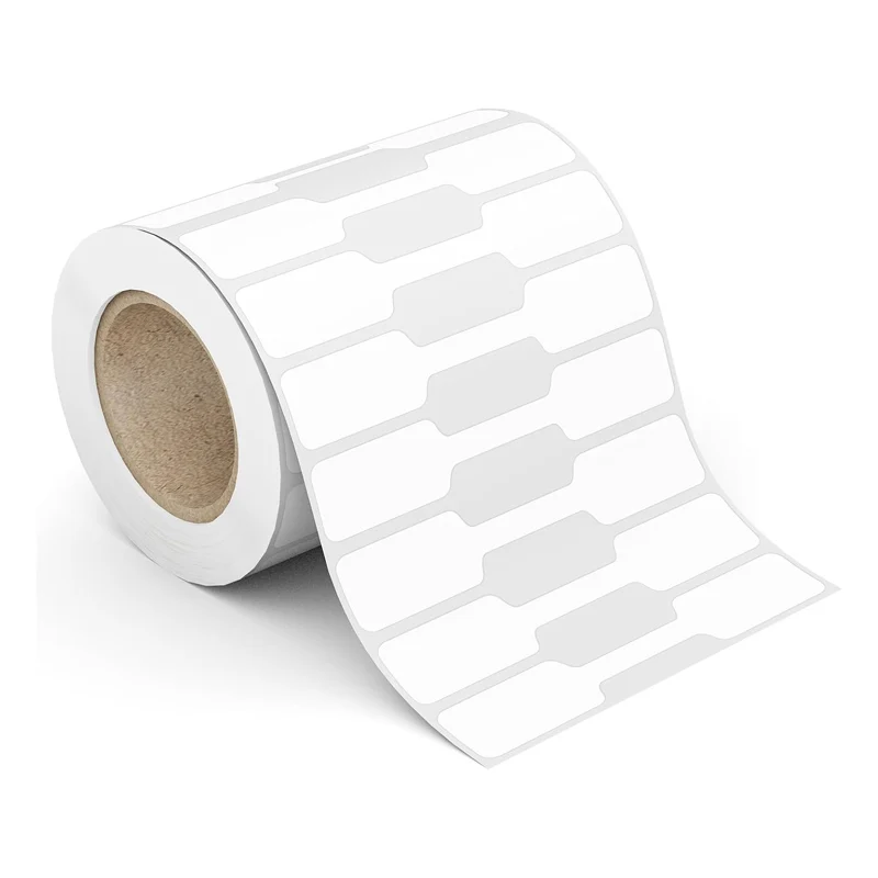 

1/2sets 1000 Stickers Jewelry Price Tags Stickers Roll For Necklace Ring Display Labels, Blank Self Adhesive Identification Tags