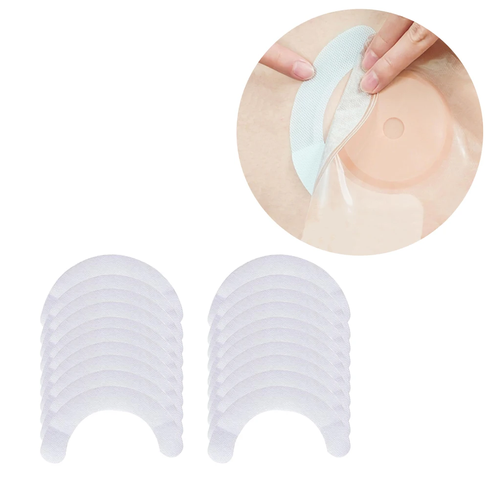 

20pcs/set Portable Ostomy Care Fix Tape Spunlaced Tapes To Fix Your Colostomy Bags Prevent Flange From Warping and Shifting