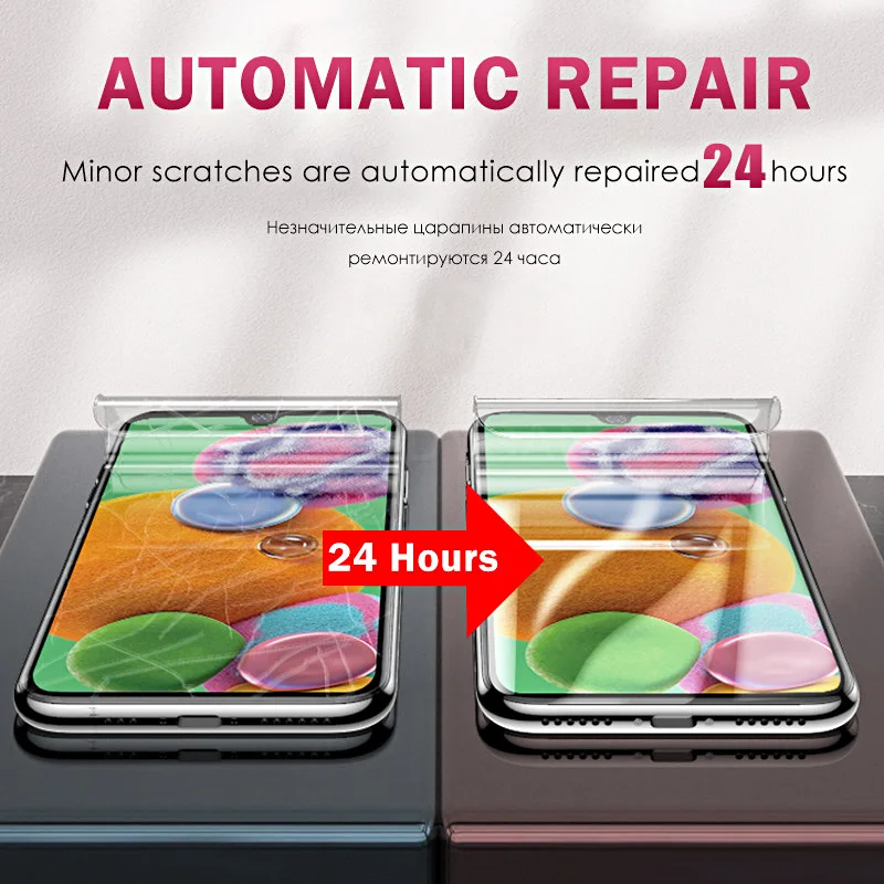 3 قطعة هيدروجيل فيلم لسامسونج A55 5G A35 A15 A54 A34 A14 A16 لسامسونج A53 A52S A13 A12 A33 A73 A51 A23 واقي للشاشة فيلم #3