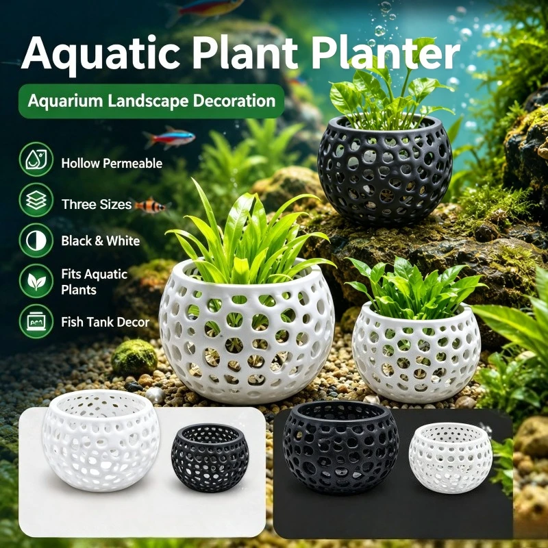 3D Printed Porous Aquarium Pla - đánh giá và giá 3D Printing Pot