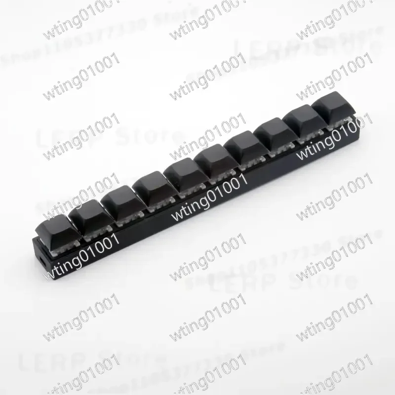 for Customized 10-key Single Row Mini Keyboard with F1-F12 Gaming Shortcuts Compact Design for PC