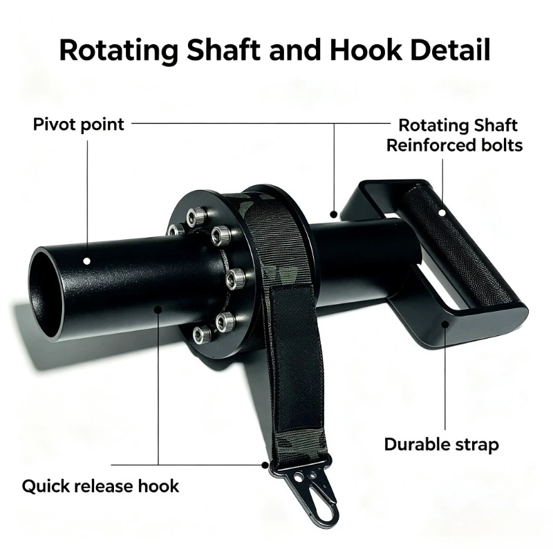 Portable Wrist Forearm Trainer Integrated Wrist Turner Rod Hand Grip Strength Training Fitness Equipment
