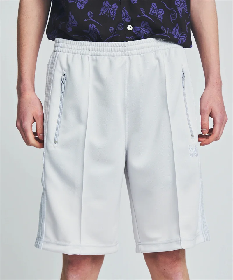 Klassieke Effen Colour Streep Borduurwerk Nee Dles Shorts Zomer Hoge Kwaliteit Heren Dames Casual Shorts Met Tags