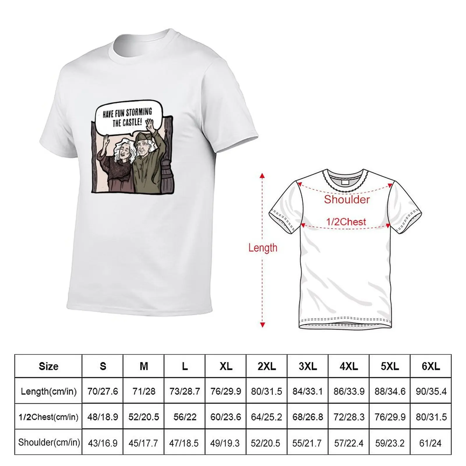 Have Fun Storming the Castle! T-Shirt boys whites tees mens graphic t-shirts