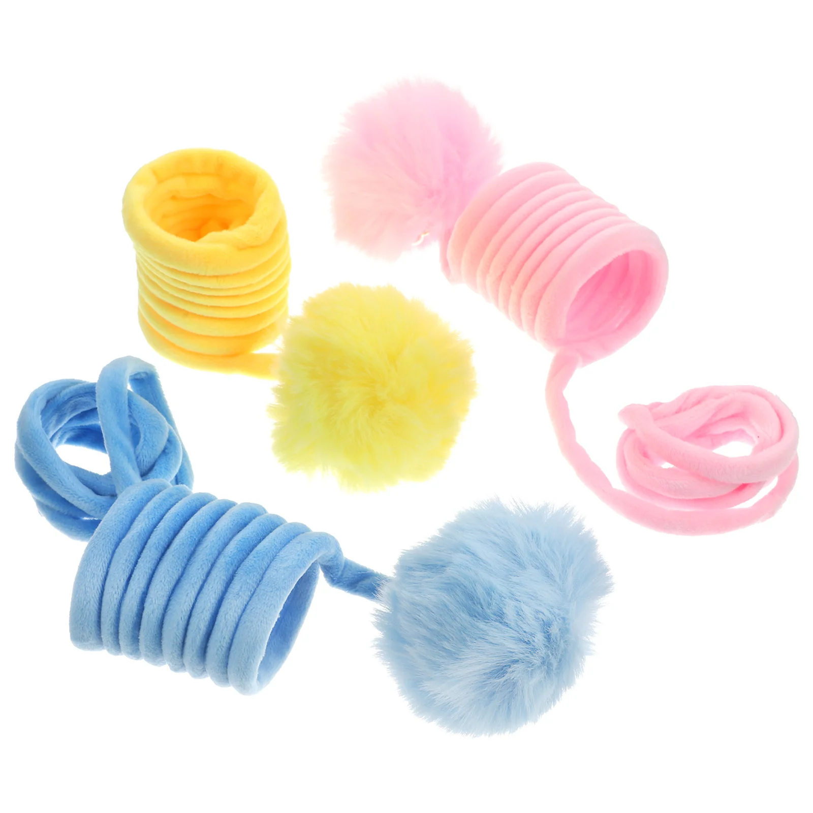 

3Pcs Spring Cat Scratching Ball Bell Bouncy Reusable Scratch Resistant for Cats Furniture Protector Indoor Use