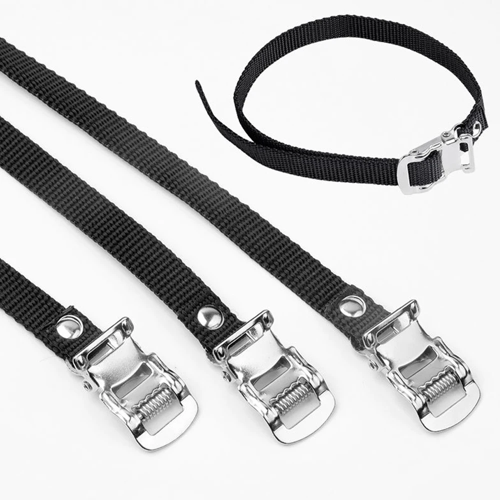 4 pçs tiras de fivela da bicicleta ciclismo pedal corda treino demonstração corrida sapato arnês cinto ginásio fiação footboard toe clipes