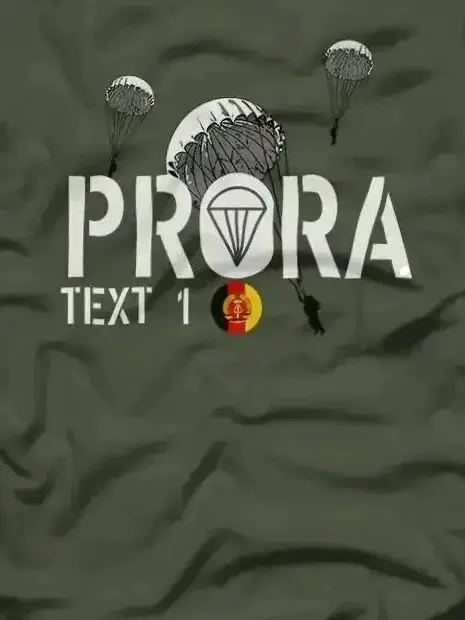 PRORA Air Storm Regiment 40 NVA DDR Paratroopers T-Shirt 100% Cotton O-Neck Summer Short Sleeve Casual Mens T-shirt Size S-3XL