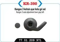 Store code: KR-390 for seat reclining left gray KANGOO III