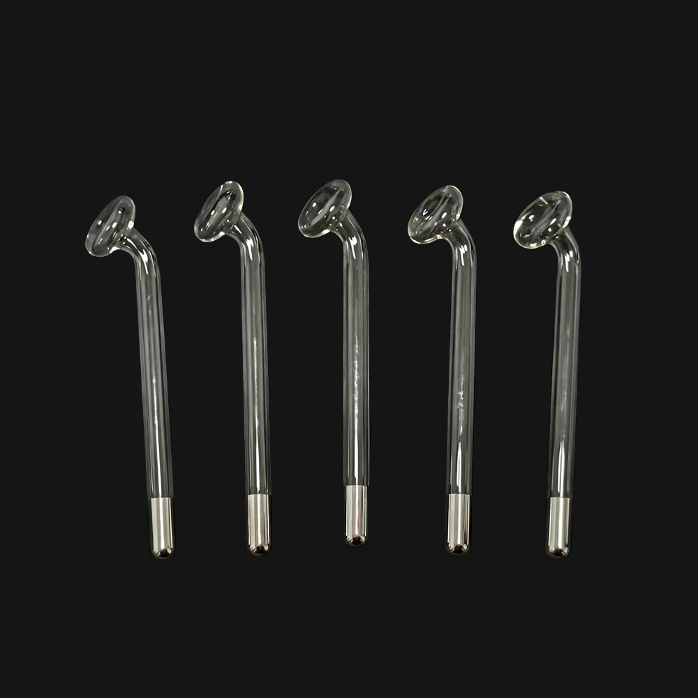 5pcs/set High Frequency Replacement Electrodes Glass Tube Facial Electrotherapy Wand Acne Spot Remover Skin Care Tool