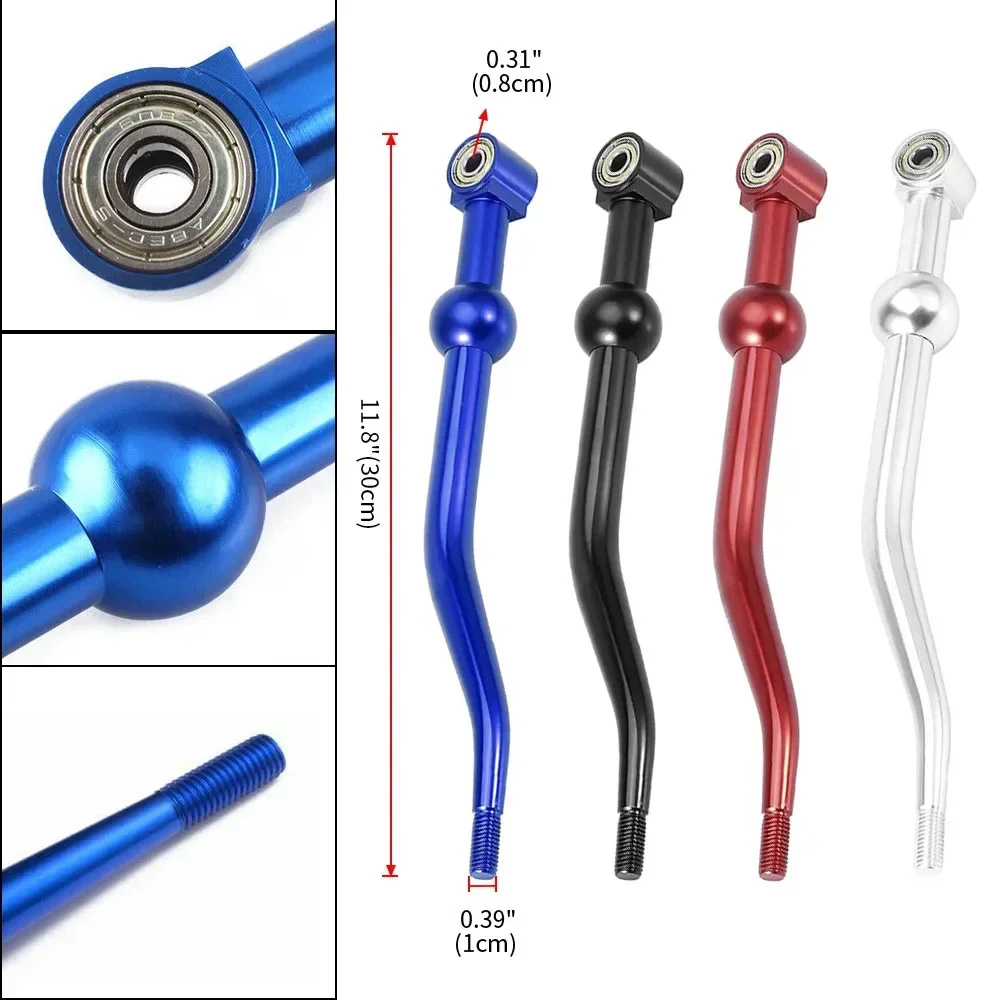 For 88‑00 Honda Civic CRX Del Sol Aluminum Single/Dual Bend Racing Short Throw Shifter Lever Extender Manual Shift Mod Parts