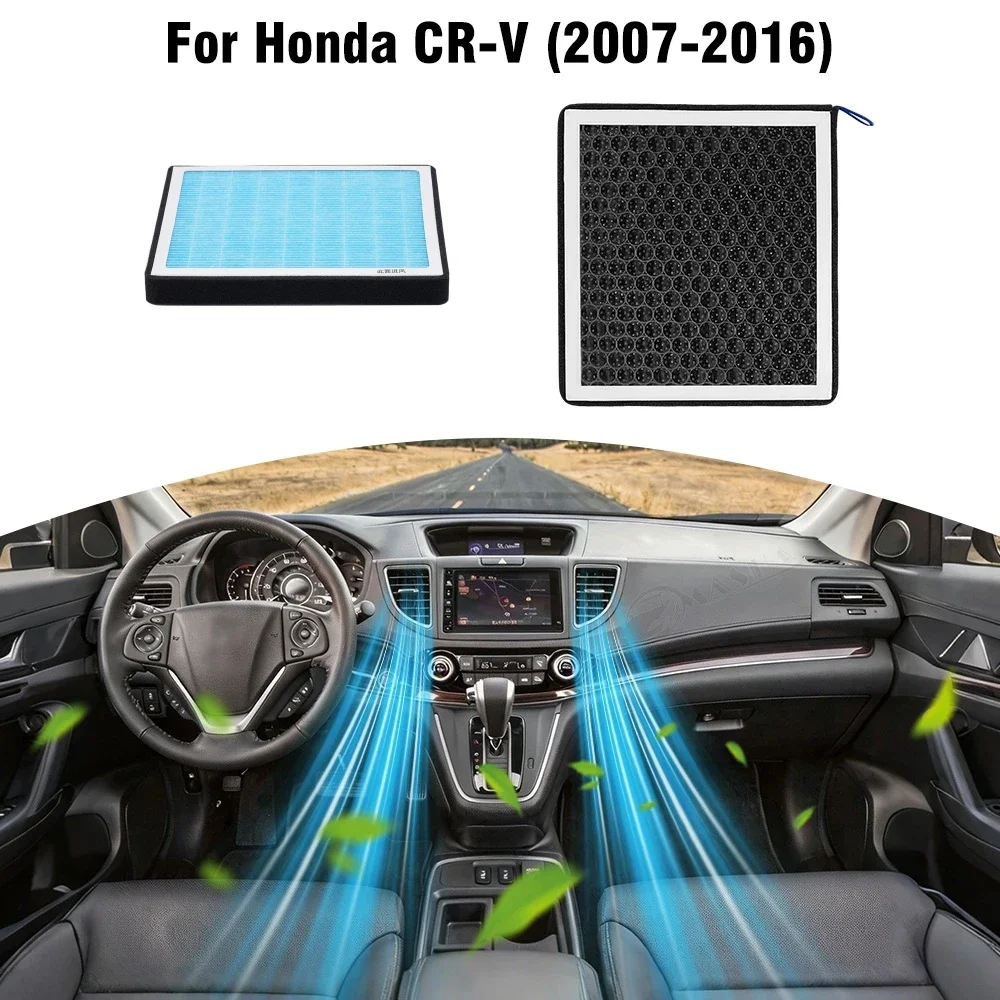 Cabin Air Filter for Honda CR-V 2007 2008 2009 2010 2011 2012 2013 2014 2015 2016 with Activated Carbon Replacement Air Filters
