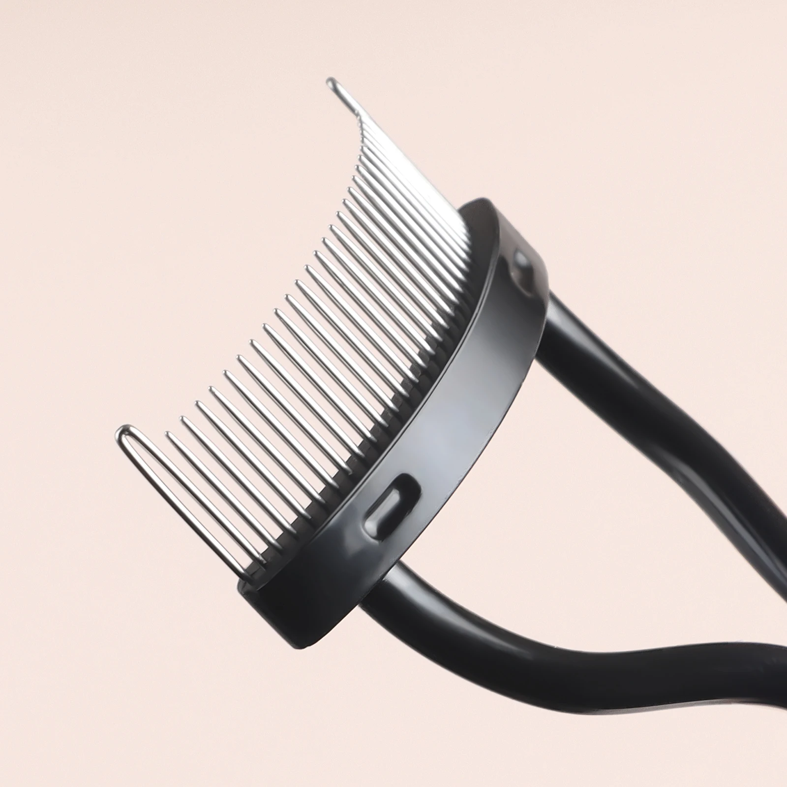 Modelador de cílios de aço inoxidável, separador de cílios dobrável, escova de metal, pente, rímel, curvatura, beleza, maquiagem, ferramenta cosmética