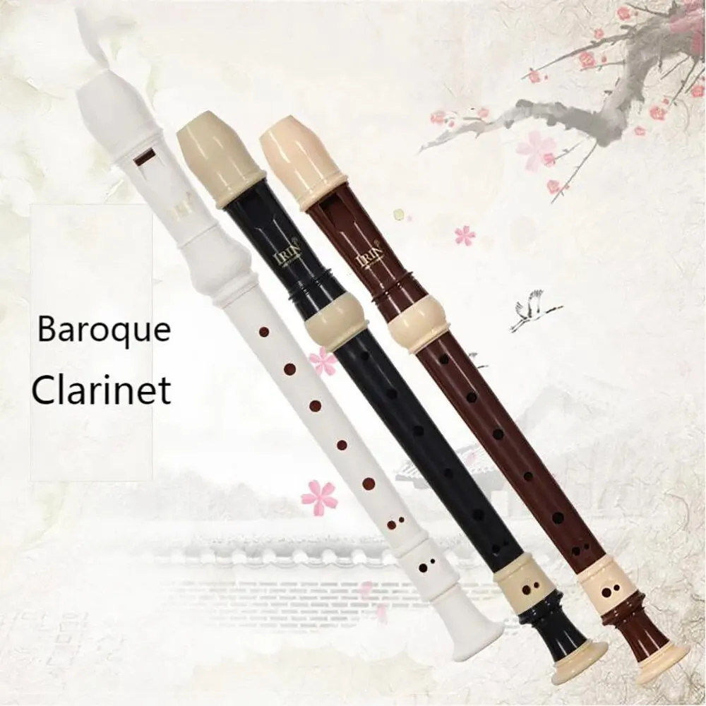 IRIN Baroque Clarinet Woodwind Instrument Recorder Soprano Vertical Flute With Musical Instrument Accessories Beginner Gift