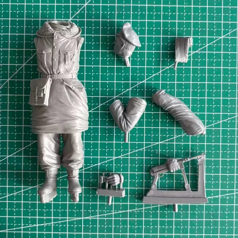 Modellbausatz aus Druckgussharz im Maßstab 1:16, Meister Sergeant aus dem Zweiten Weltkrieg, unmontiert und unbemalt