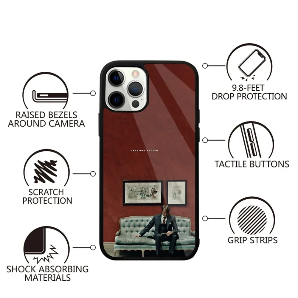 M-Mads Mikkelsen Phone Case For iPhone 15,14,13,12,11,Plus,Pro,Max Mini Magsafe Magnetic Wireless Charging