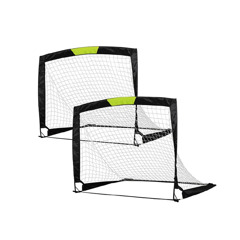 1 Outdoor Pop-up Foldable Soccer Practice Net Soccer Goal Soccer Training Gear (Free 1 Drawstring Bag   4 Ground Spikes)